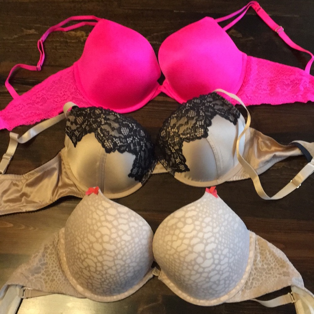 3 Aerie Bras Size 36D
